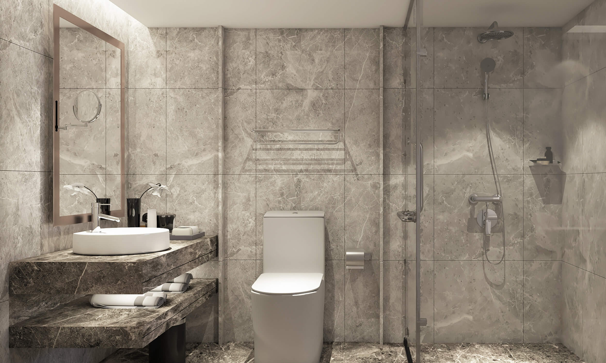 轻奢独立卫生间